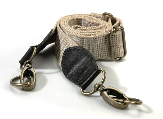 33.4 52.7 byhands Adjustable Webbing Crossbody Bag Strap with 100 Genuine Leather Tab 44 1421